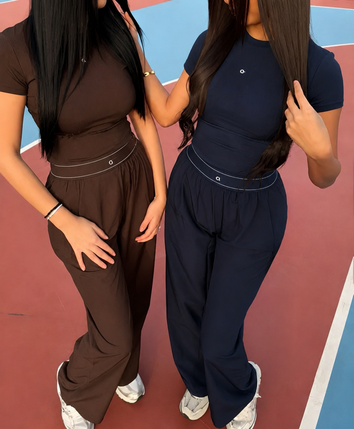 Top + trouser set with logo
