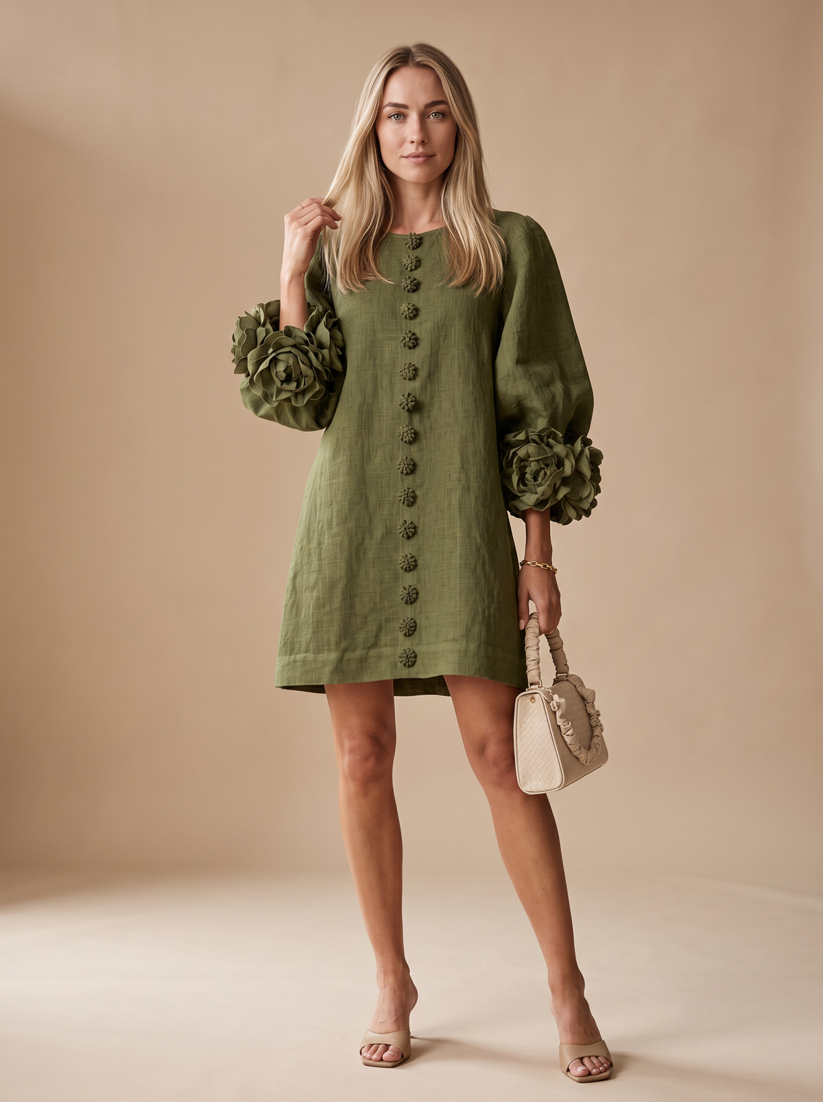 blosee Florence Puff Mini Dress