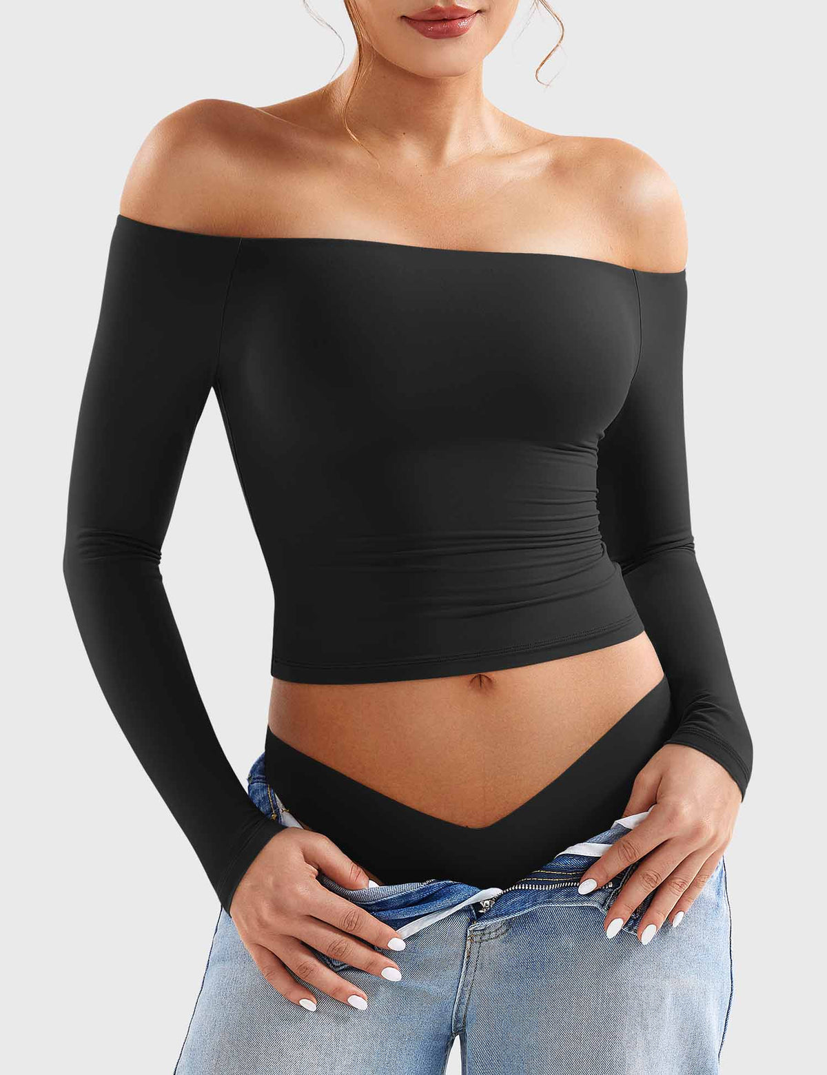 Blosee Kylie Off-Shoulder Capri Leggings Set