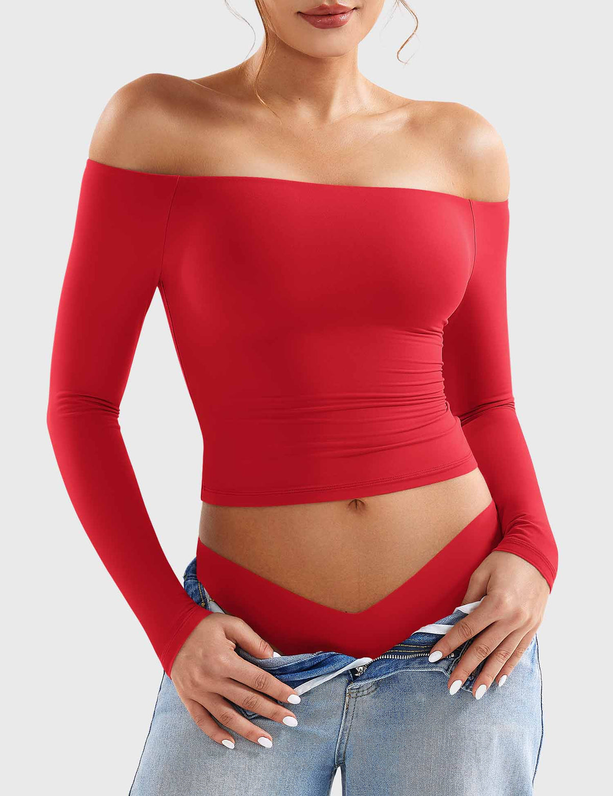 Blosee Kylie Off-Shoulder Capri Leggings Set