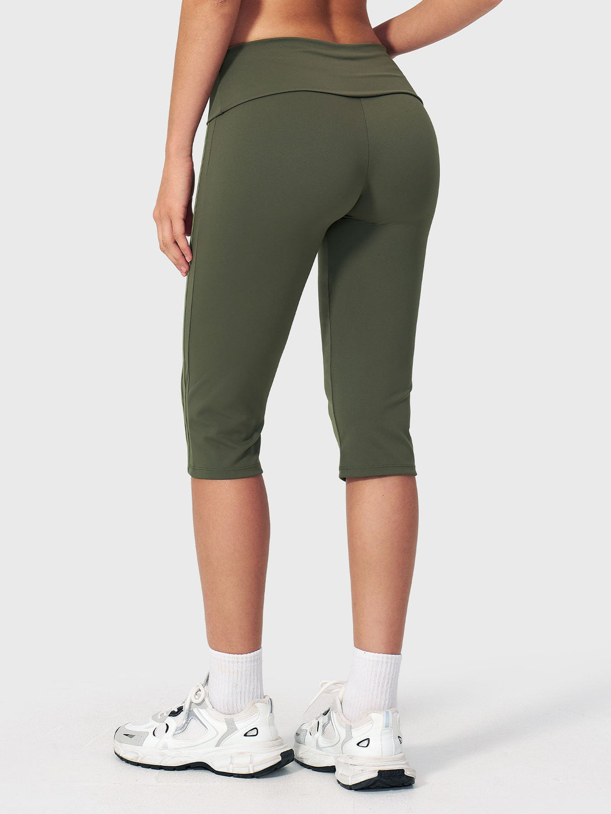 Blosee Fayza Fold Over Capri Leggings
