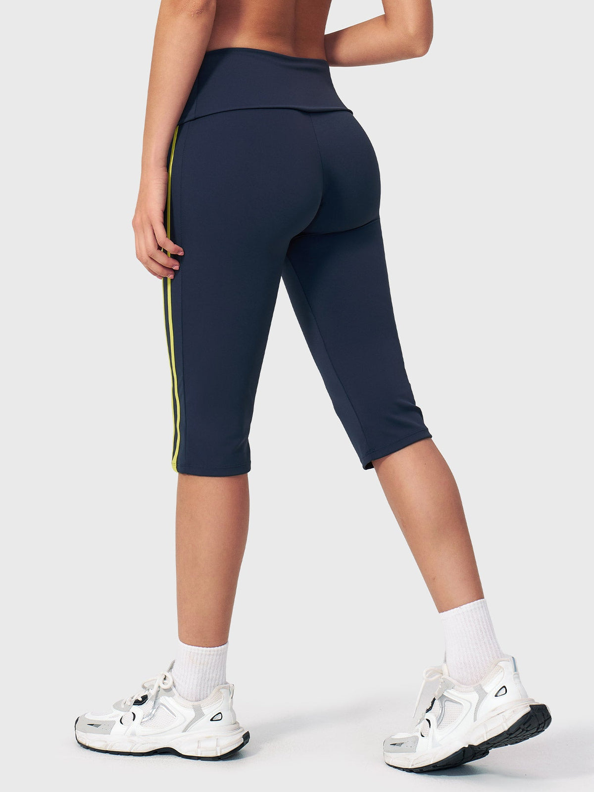 Blosee Fayza Fold Over Capri Leggings