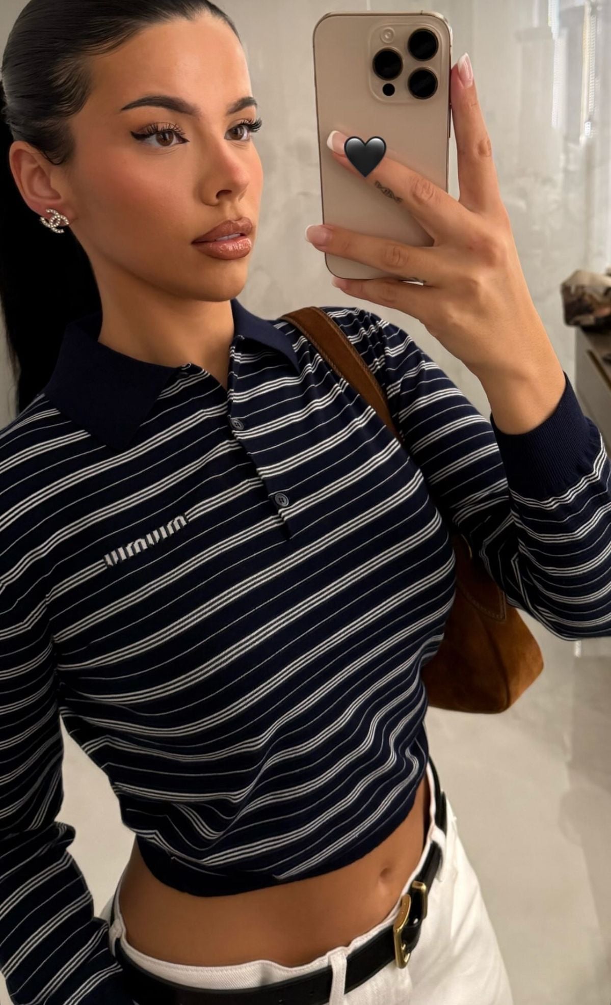 MIU COLLAR SWEATER