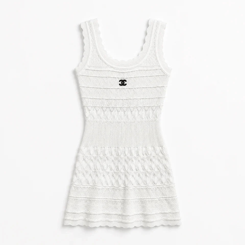 C white dress
