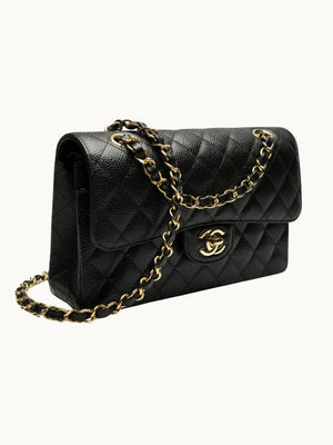 CC FLAP BAG - BLACK