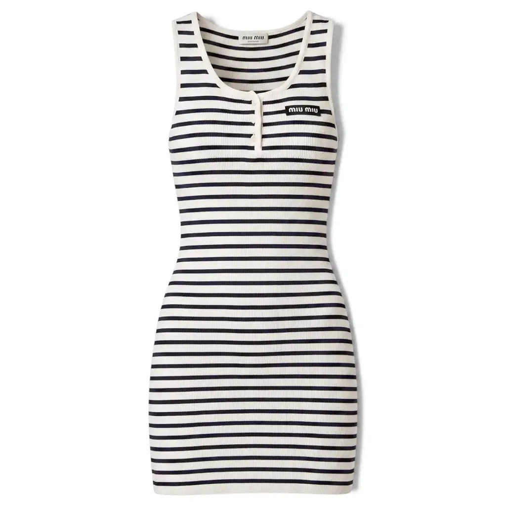 MIU WHITE MINI DRESS
