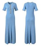 SANDRO BLUE DENIM DRESS