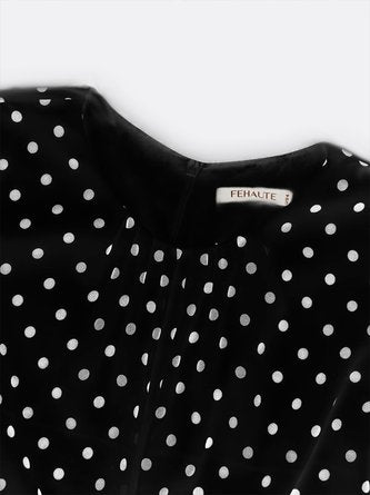 fehaute Dames Mouwloze A-Lijn Maxi-Jurk met Ronde Hals