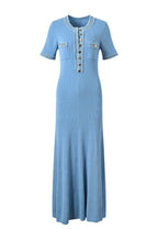 SANDRO BLUE DENIM DRESS
