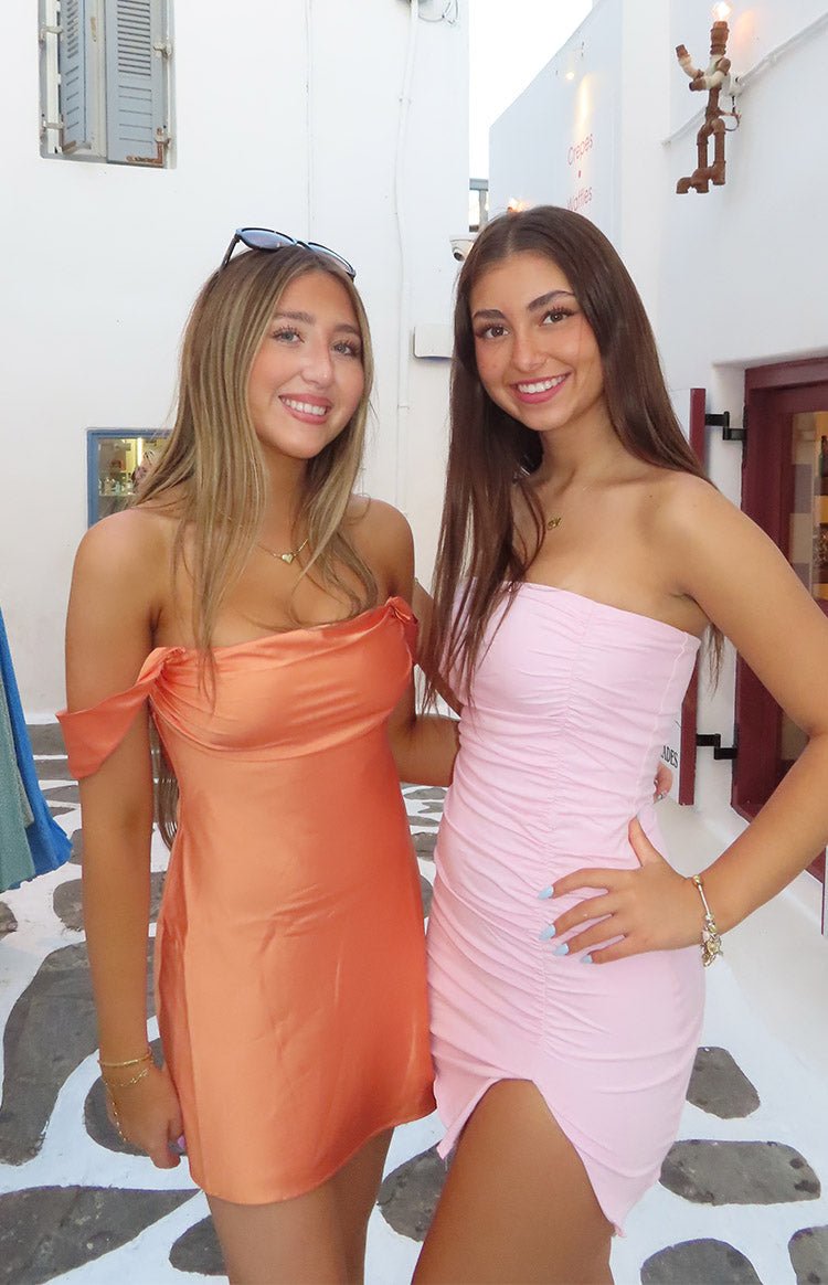 blosee Alessia Off The Shoulder Mini Dress