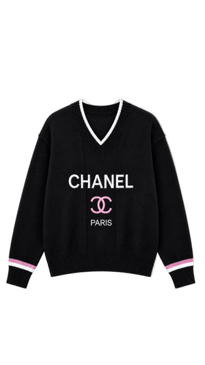 CC VARSITY KNIT SWEATER