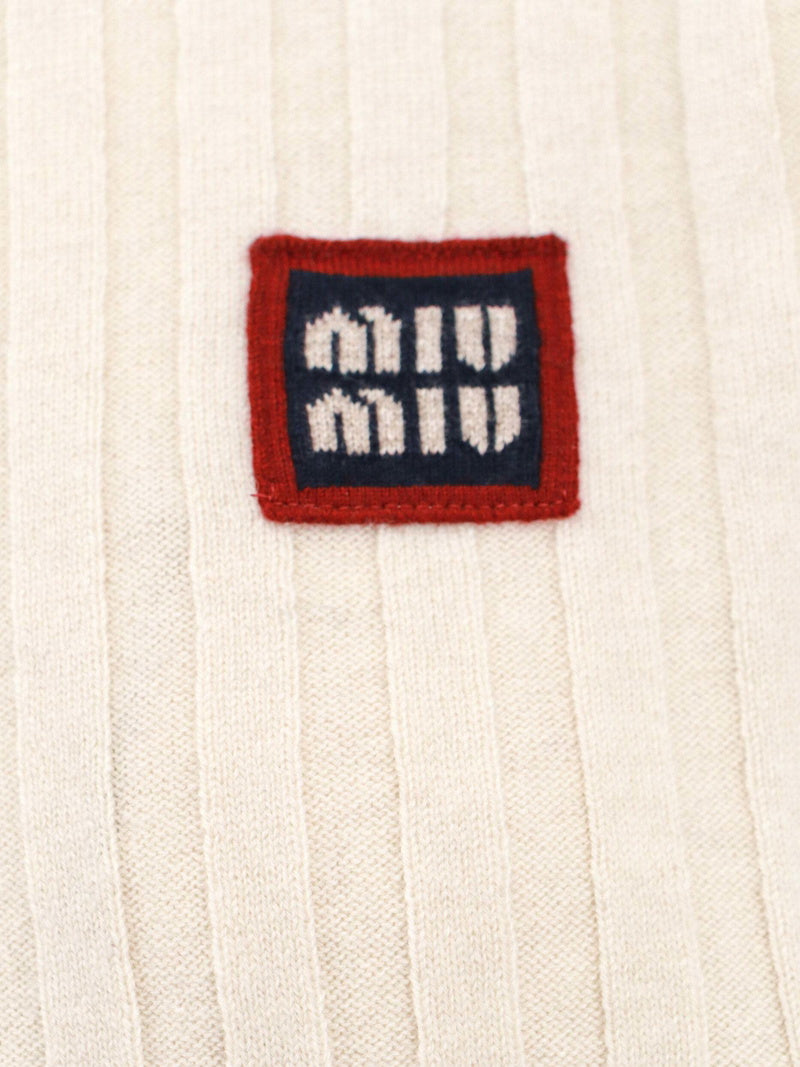 MIU CROPPED KNIT