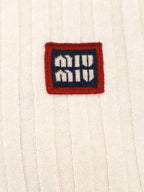 MIU CROPPED KNIT