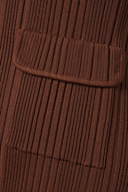 SELF BROWN KNIT DRESS