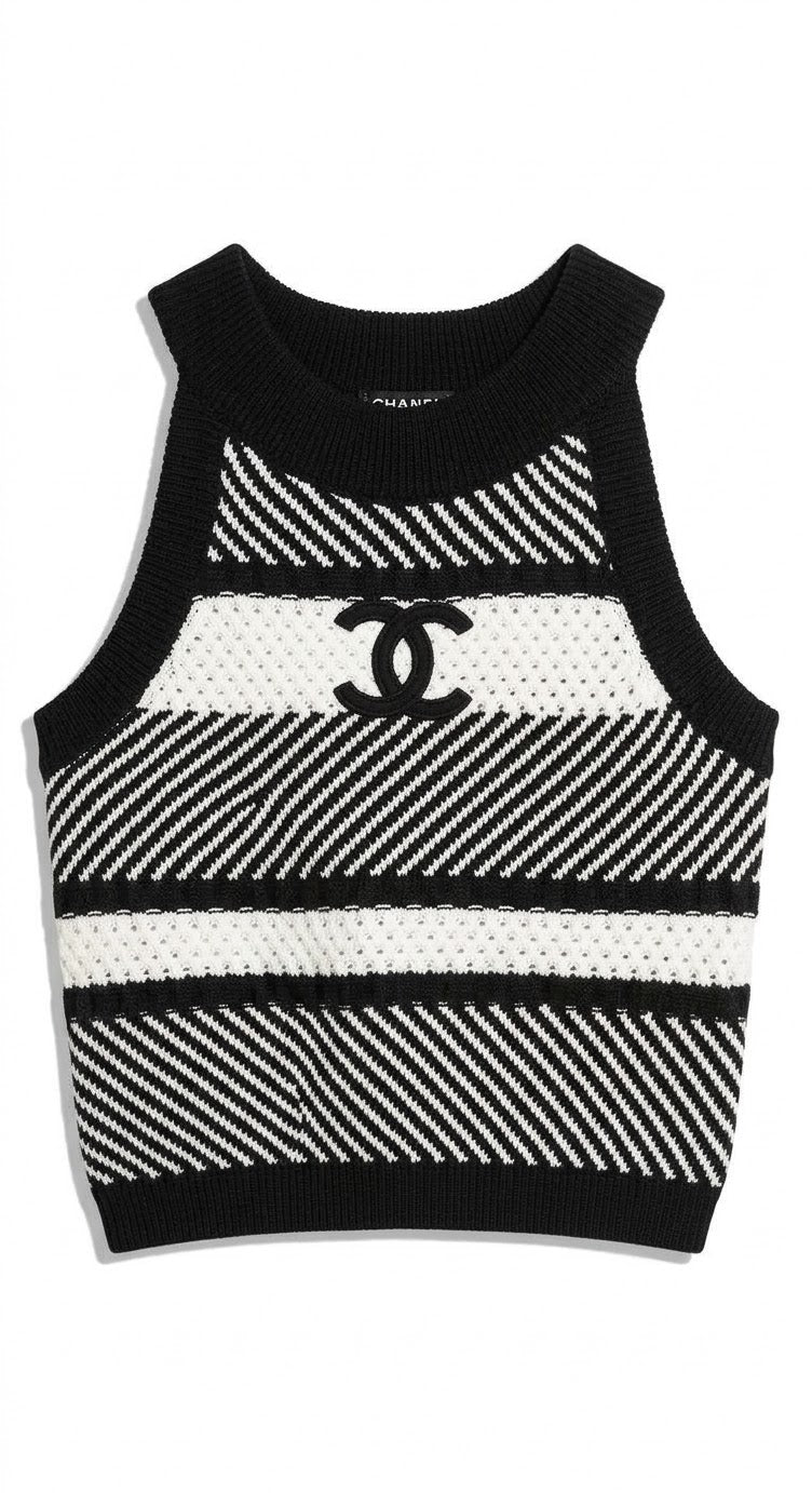 CC HALTER KNIT TOP
