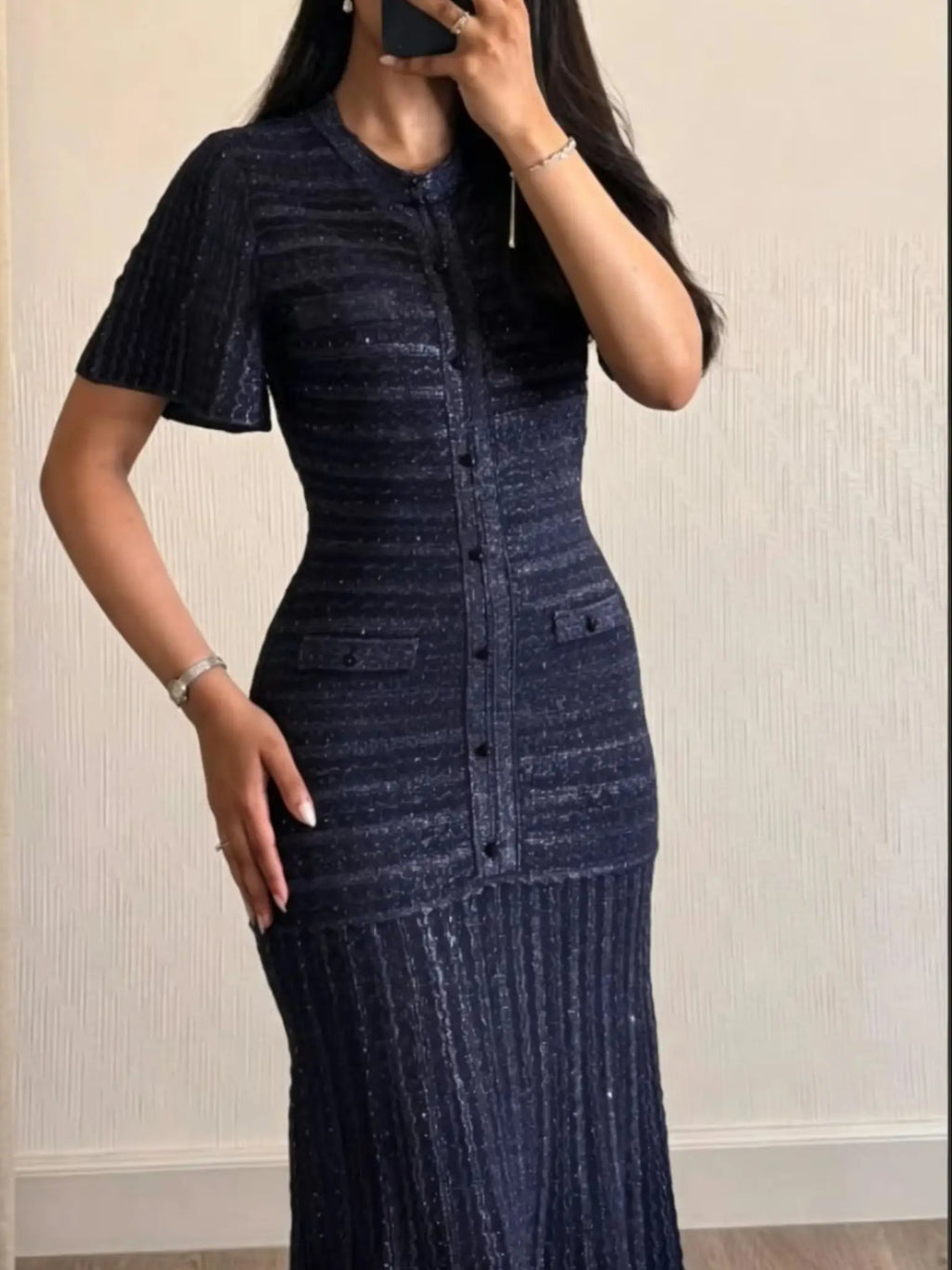 SANDRO SEQUIN DRESS