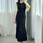 SANDR SHORT SLEEVE KNIT DRESS