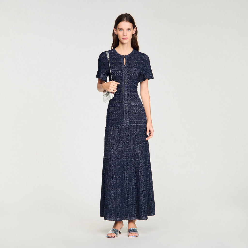 SANDRO SEQUIN DRESS