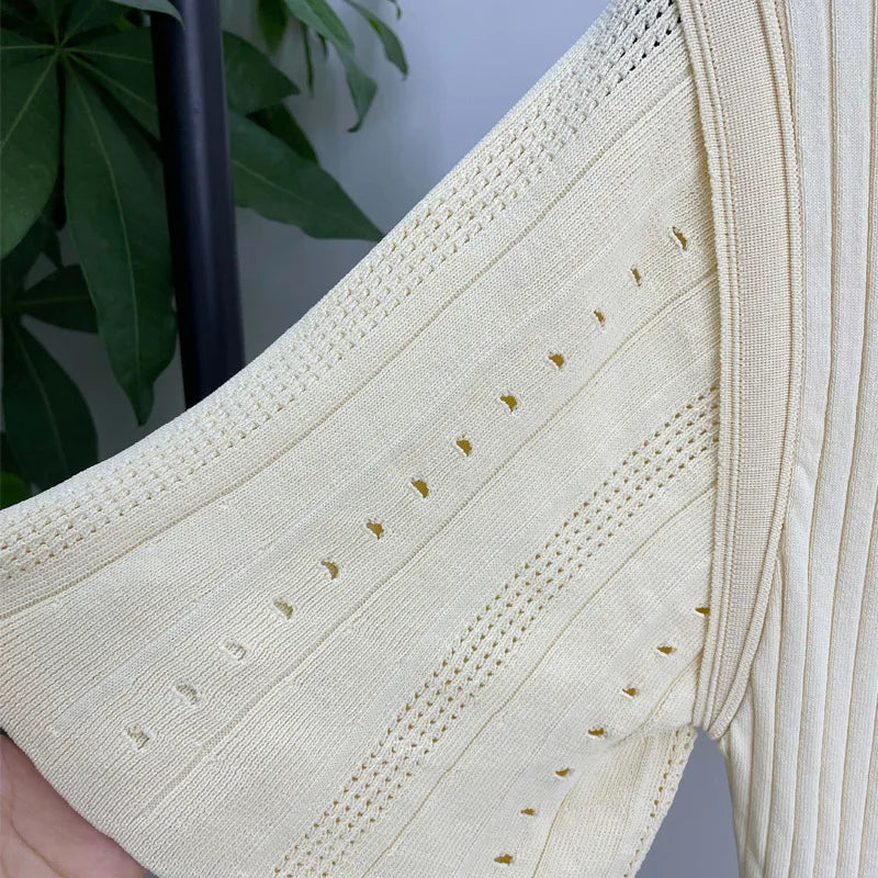 SANDR SHORT SLEEVE KNIT DRESS