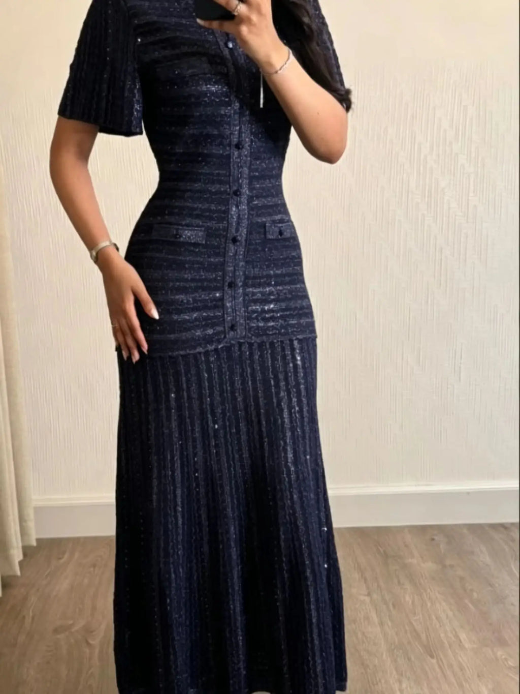 SANDRO SEQUIN DRESS