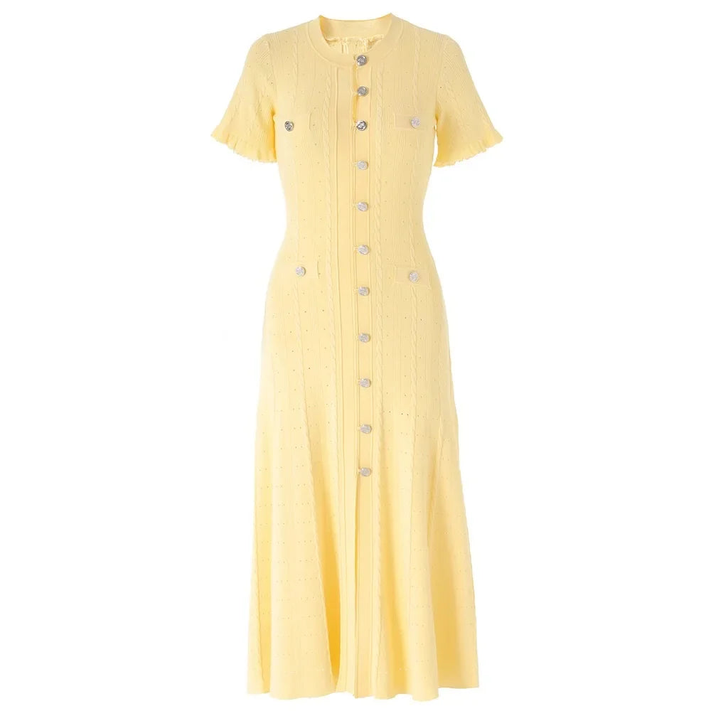 SANDR CLASSIC BUTTON DRESS
