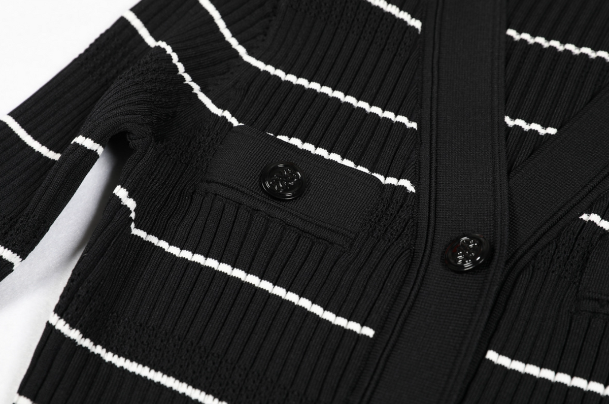 SANDRO ELINE KNIT MIDI DRESS