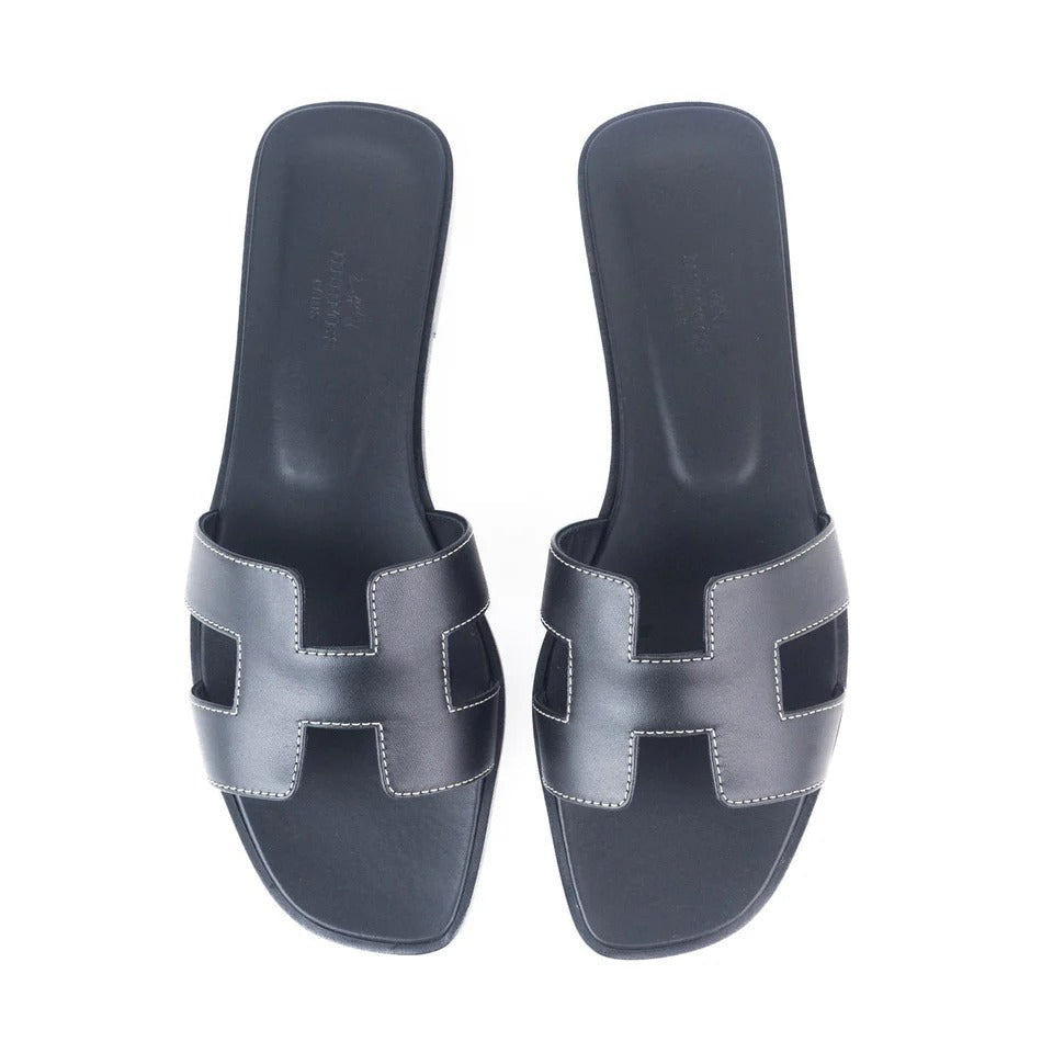 It girl slipper black