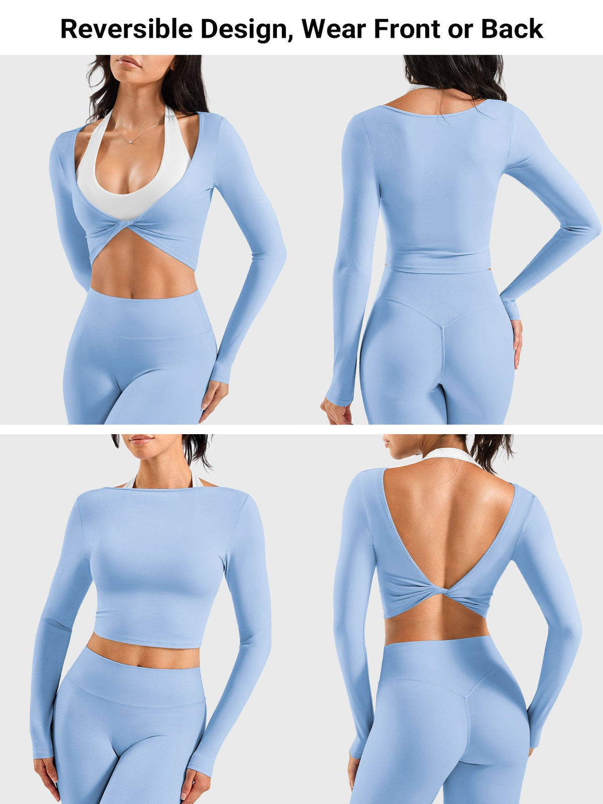 Blosee Kendall Twist Front Ballet Long Sleeve Top