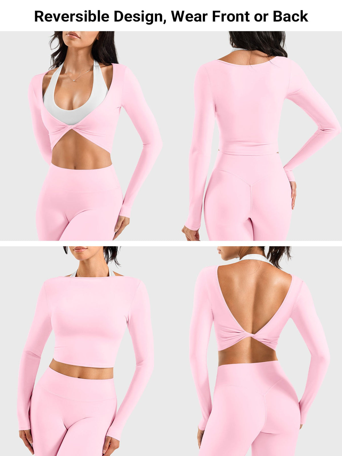 Blosee Kendall Twist Front Ballet Long Sleeve Top
