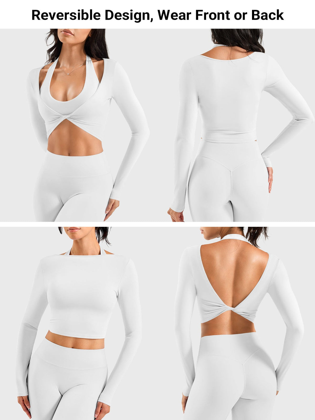 Blosee Kendall Twist Front Ballet Long Sleeve Top