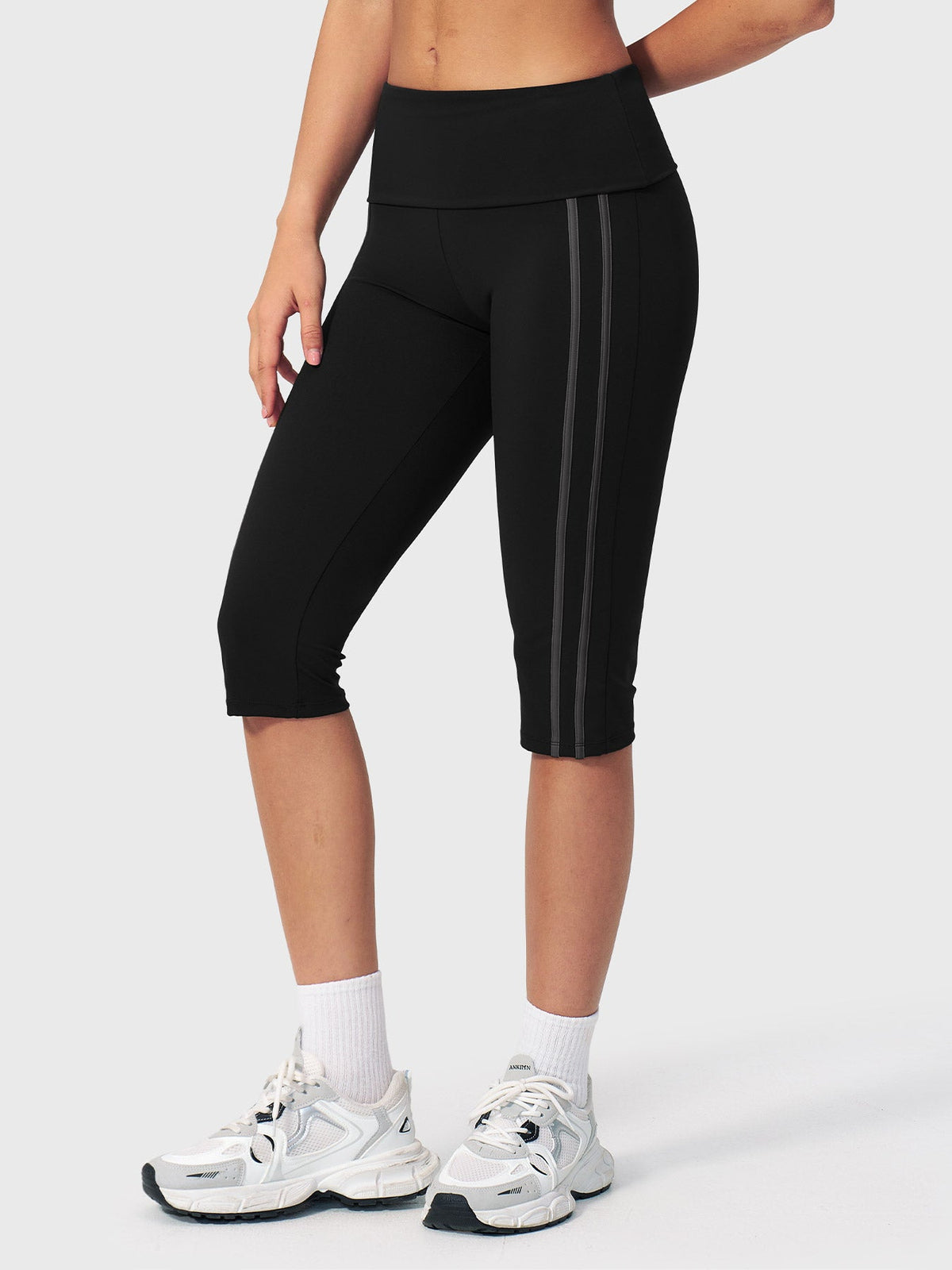 Blosee Fayza Fold Over Capri Leggings