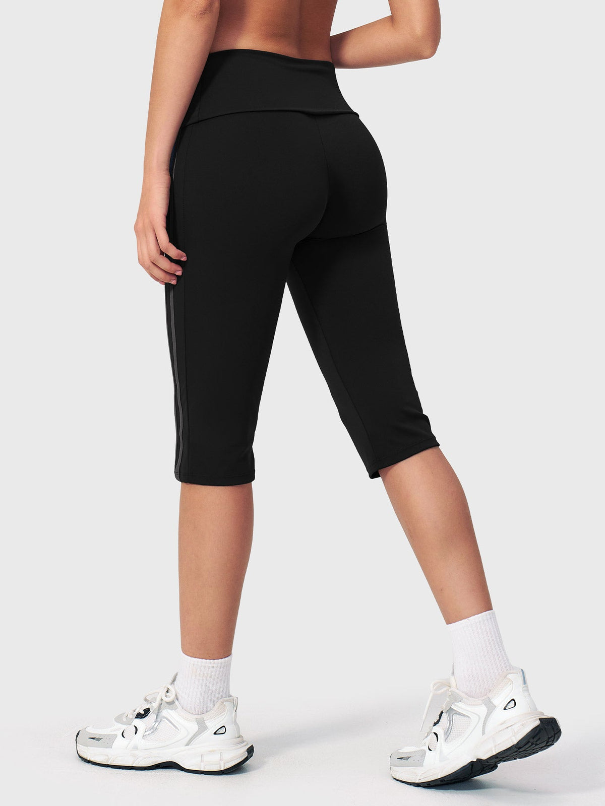 Blosee Fayza Fold Over Capri Leggings