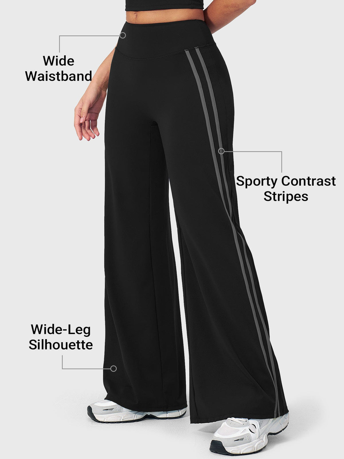 Blosee Fayza Stripe Straight Leggings
