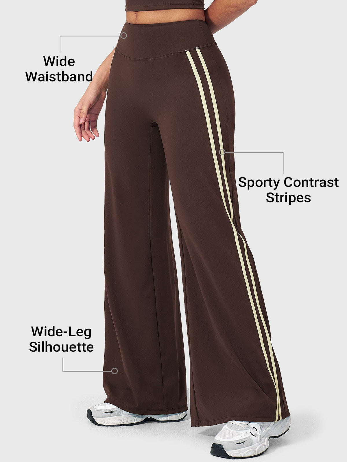 Blosee Fayza Stripe Straight Leggings