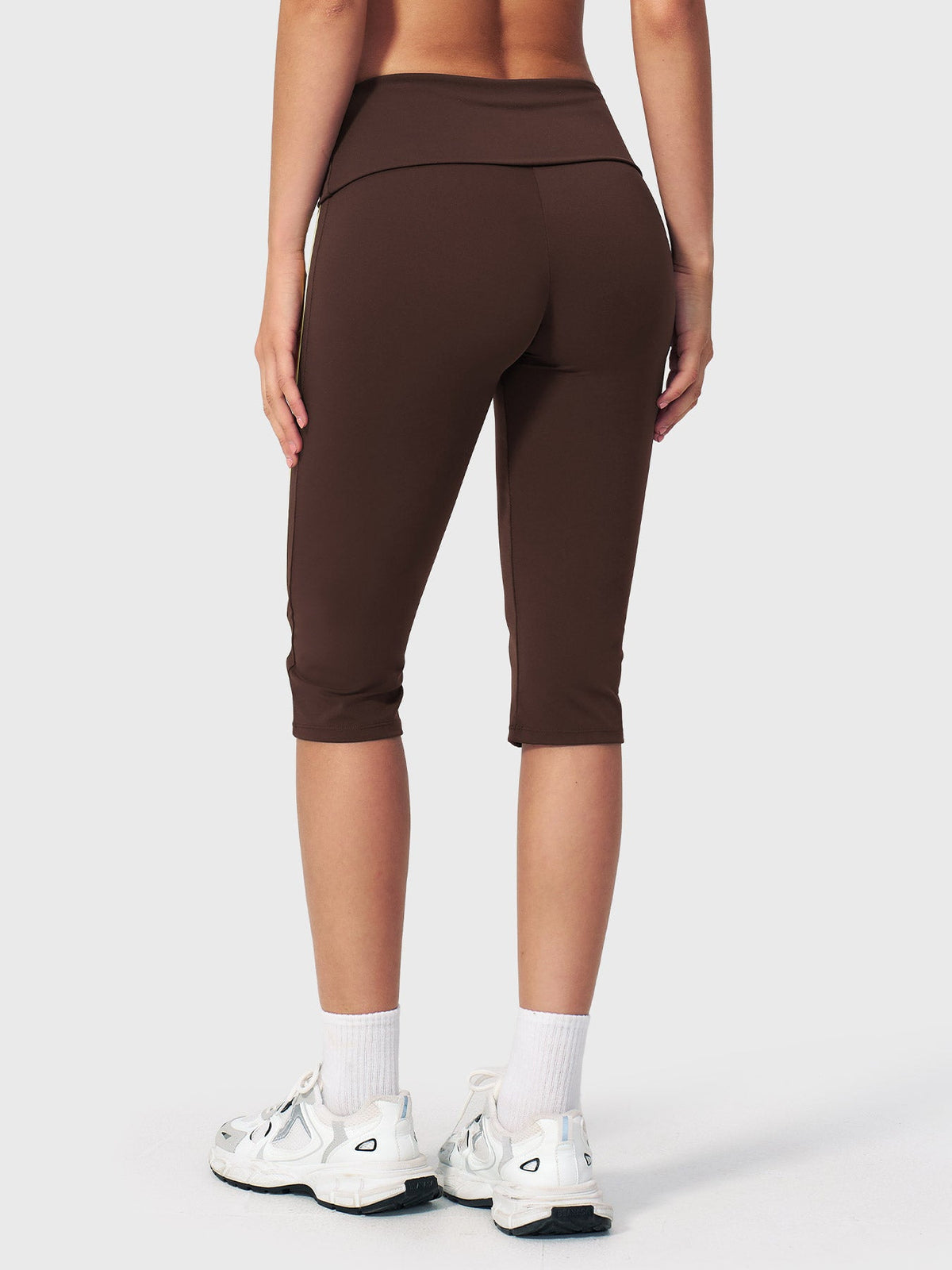 Blosee Fayza Fold Over Capri Leggings