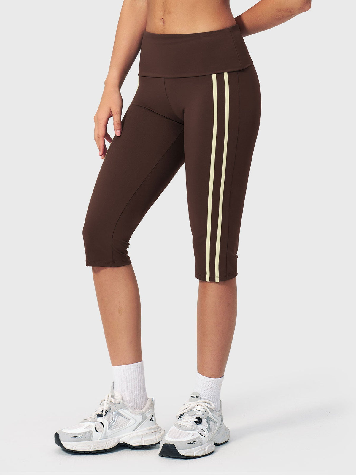 Blosee Fayza Fold Over Capri Leggings