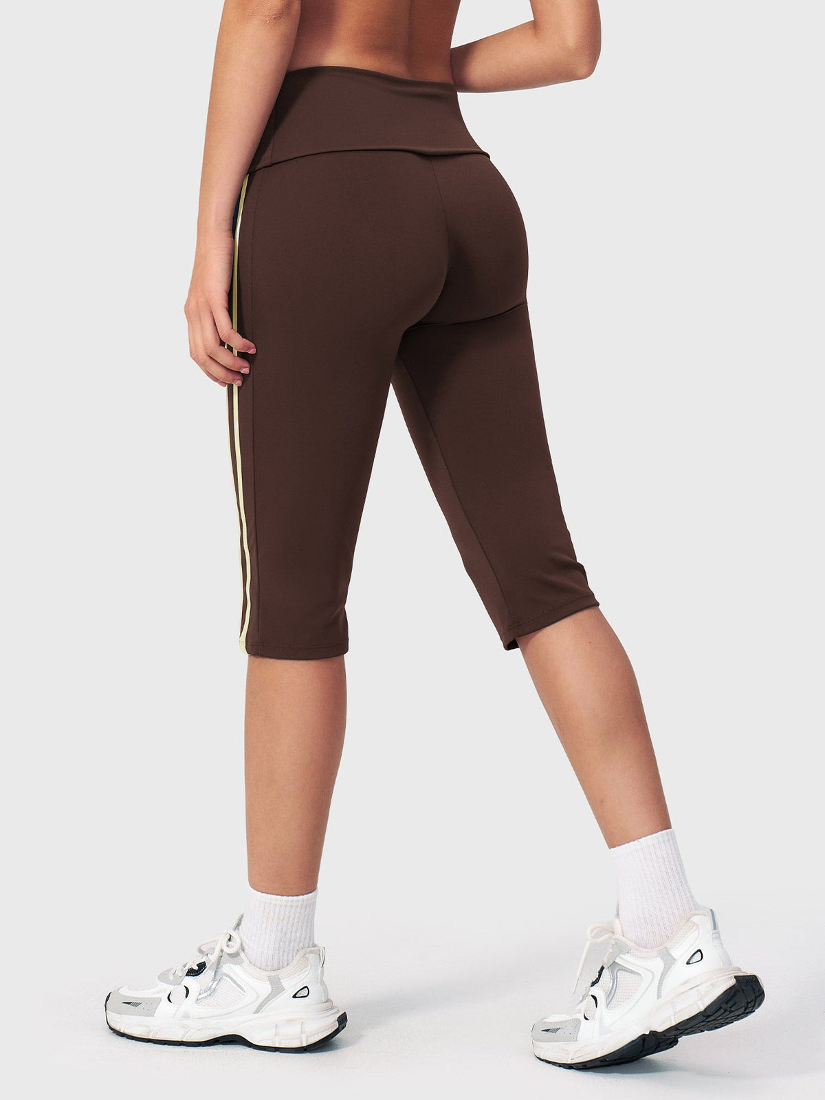 Blosee Fayza Fold Over Capri Leggings