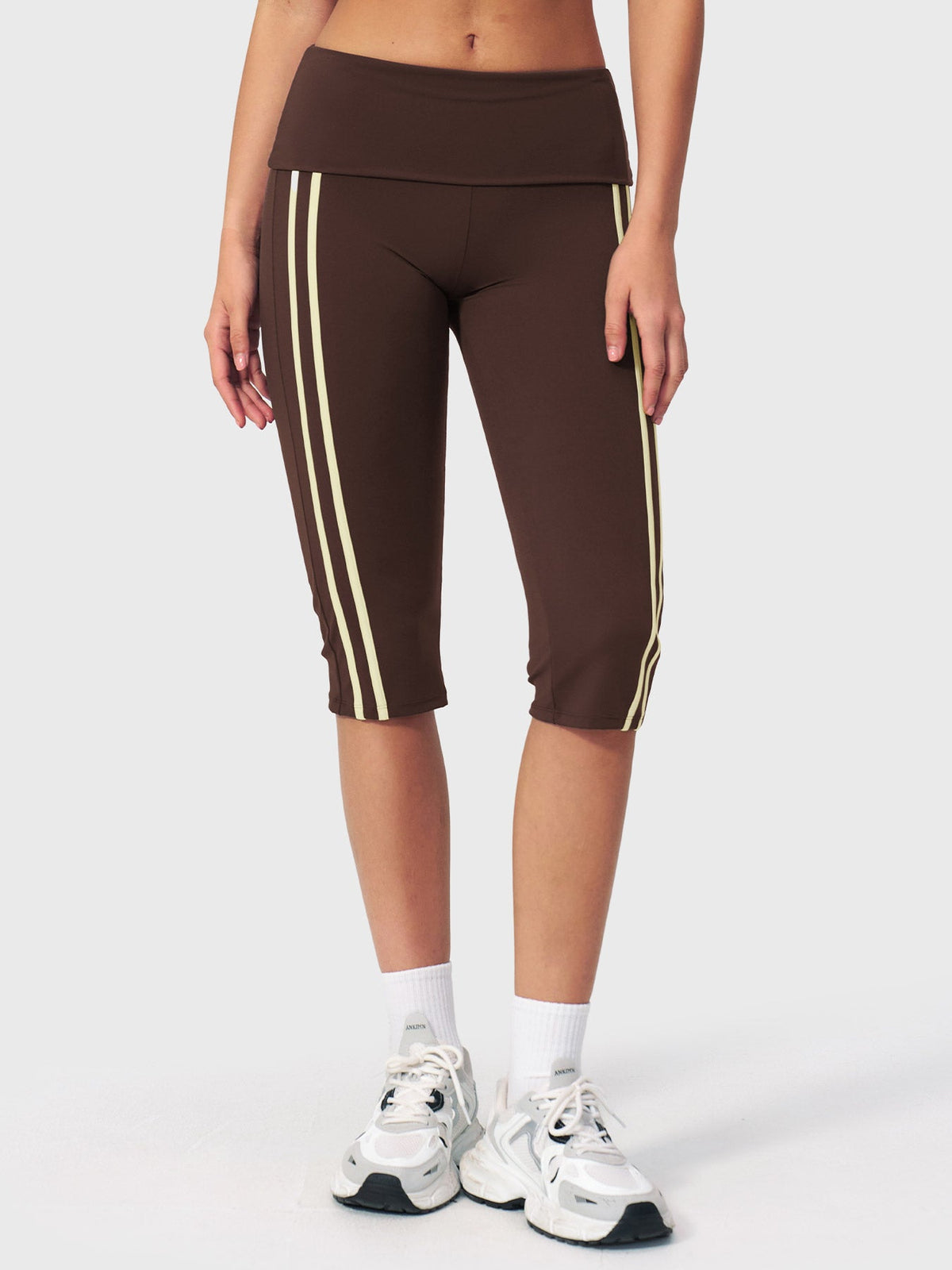 Blosee Fayza Fold Over Capri Leggings