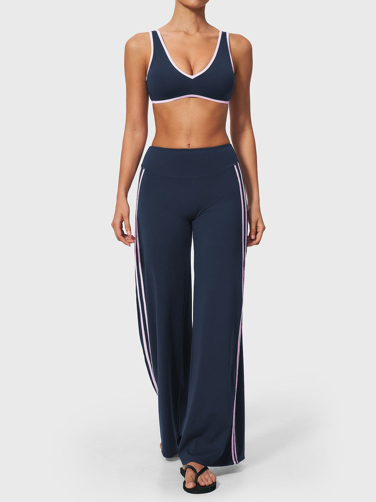 Blosee Fayza Stripe Straight Leggings