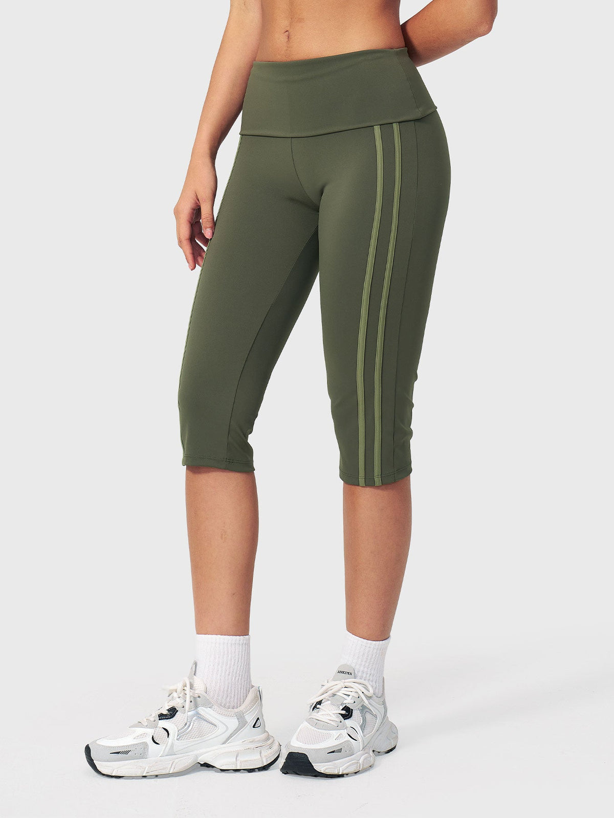 Blosee Fayza Fold Over Capri Leggings