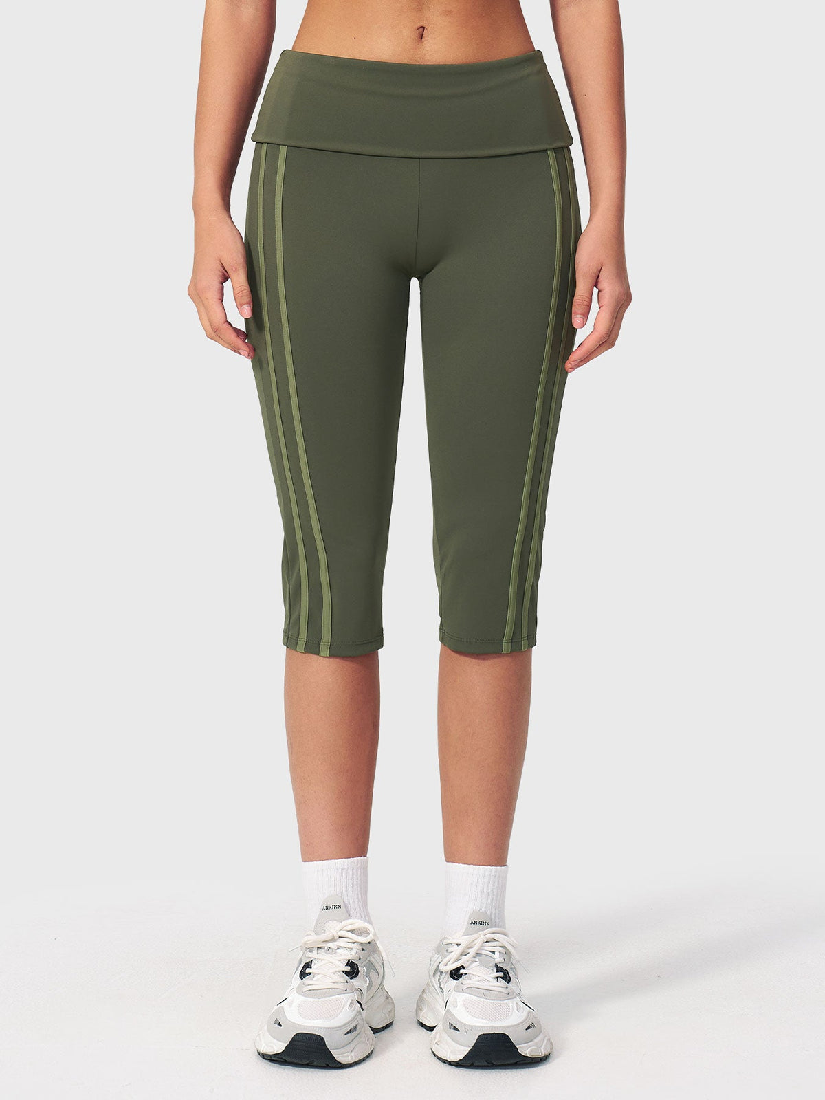 Blosee Fayza Fold Over Capri Leggings