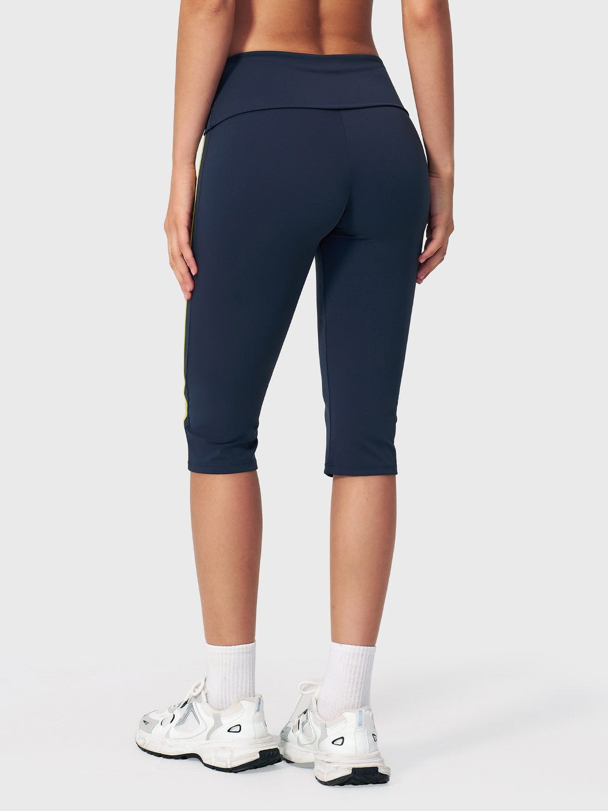 Blosee Fayza Fold Over Capri Leggings