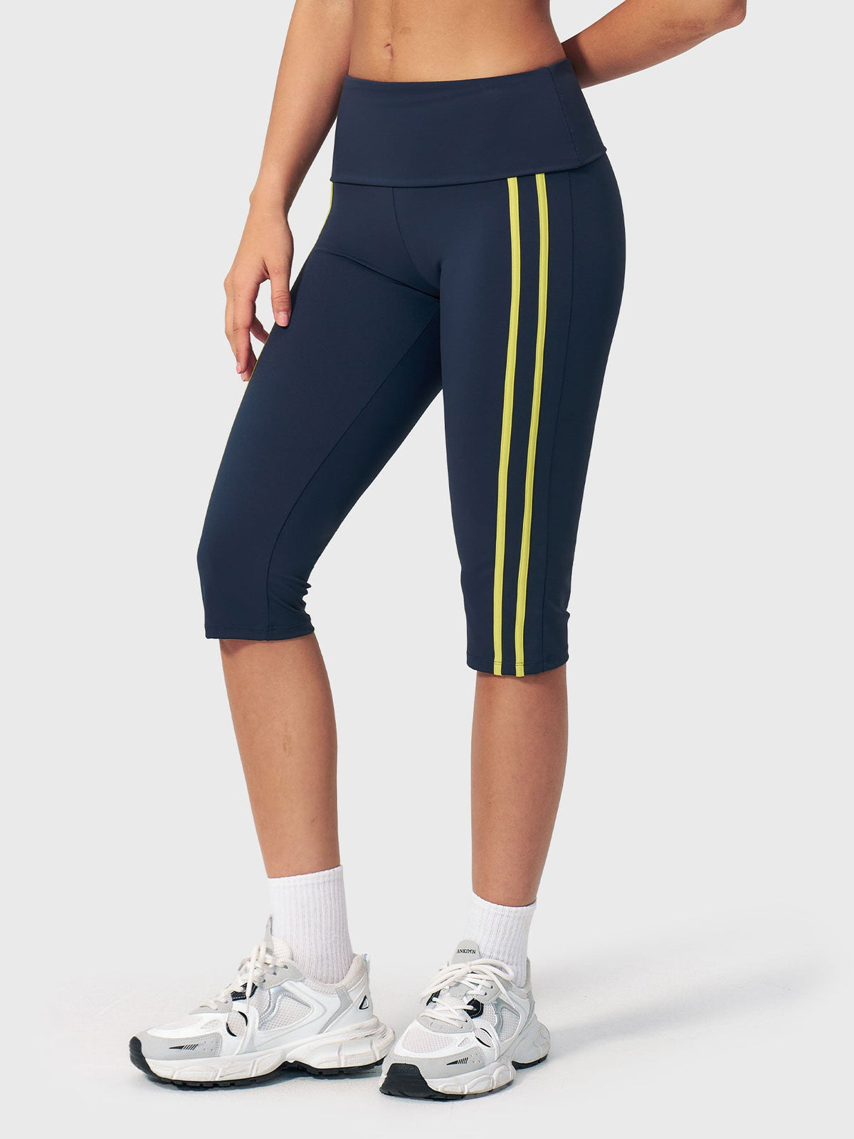 Blosee Fayza Fold Over Capri Leggings