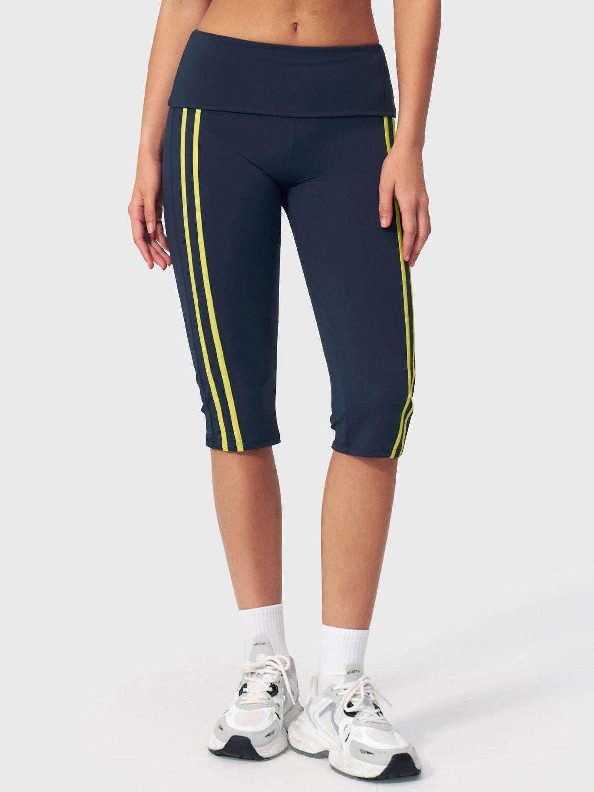 Blosee Fayza Fold Over Capri Leggings