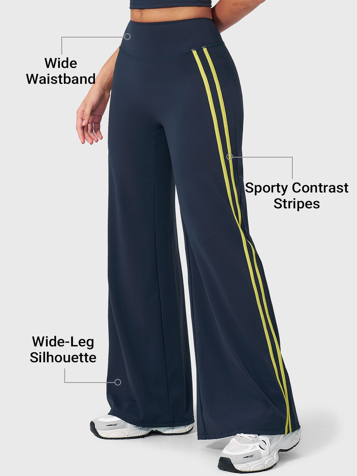 Blosee Fayza Stripe Straight Leggings