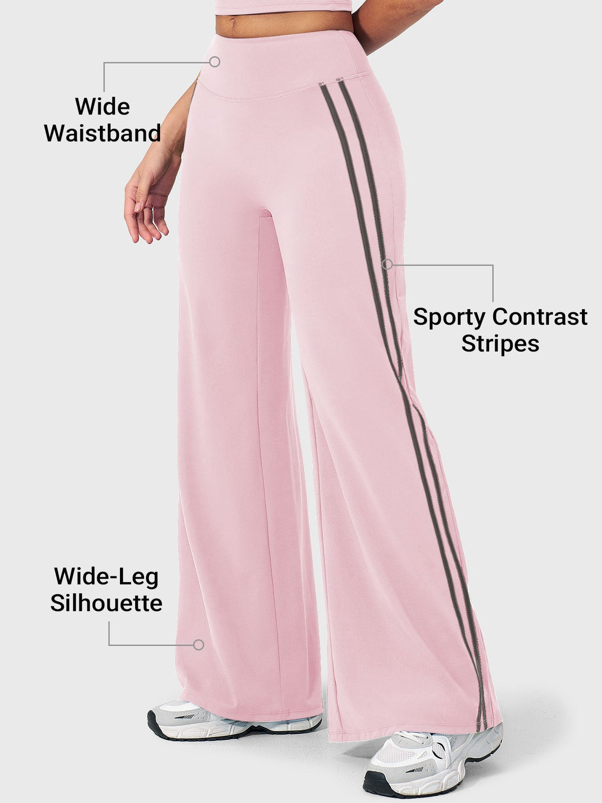Blosee Fayza Stripe Straight Leggings