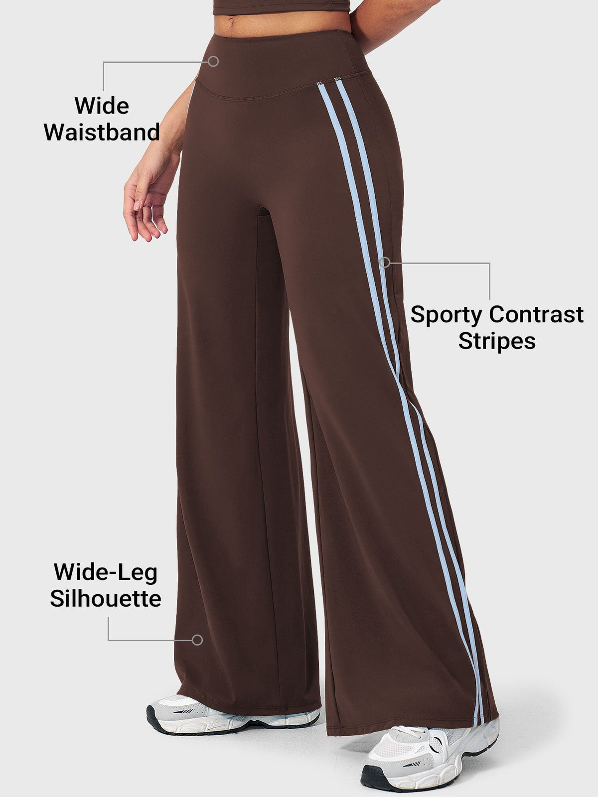 Blosee Fayza Stripe Straight Leggings
